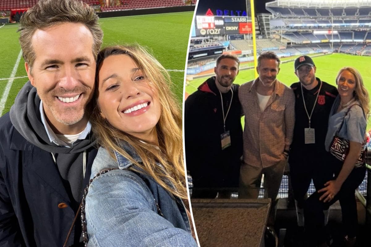 A Glimpse into Blake Lively and Ryan Reynolds' Family Time at a NYC Soccer Match