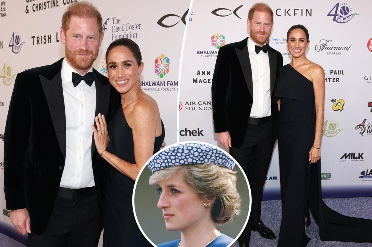 Meghan Markle Pays Emotional Homage to Princess Diana on a Chic Date Night with Prince Harry